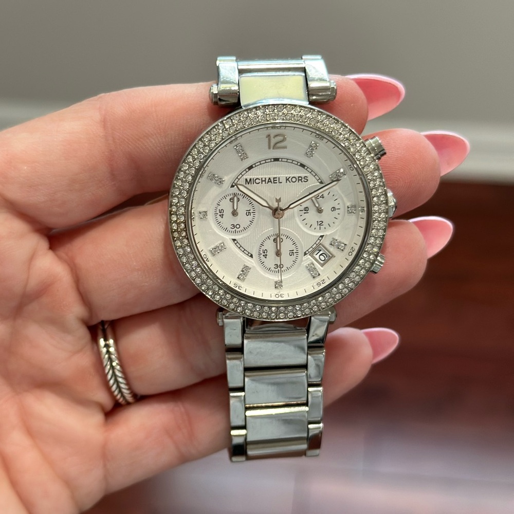 Silver Michael Kors watch